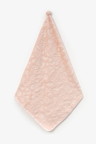Teddy Pie Embossed Patterned 90X100 Cm. (450 G.) Baby Blanket
