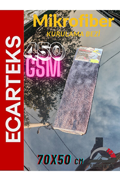 Ecarteks Mikrofiber Leke Bırakmaz Araç Yıkama Kurulama Oto Cam Temizlik Havlu...