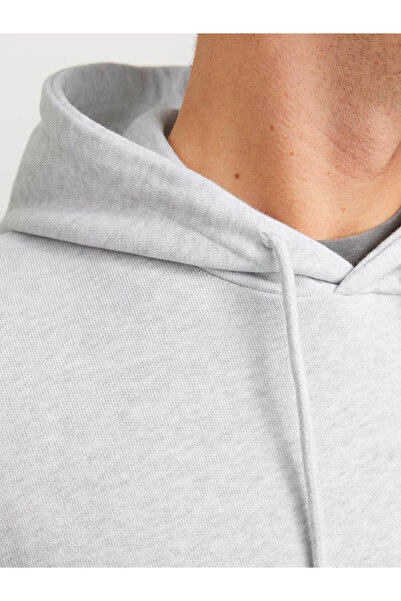 Jack & Jones Ανδρικό φούτερ με εμπριμέ λογότυπο με κουκούλα - Beau