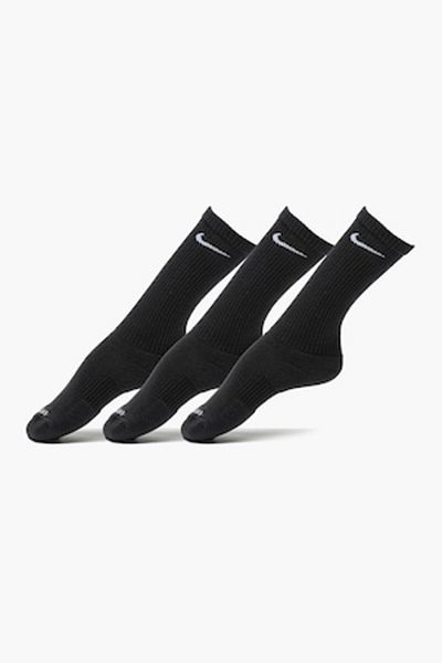 Nike , Set de sosete unisex pentru fitness Everyday Plus - 3 perechi, Negru, S