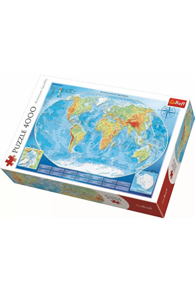 Trefl 4000 ΠΑΖΛ ΦΥΣΙΚΟΣ ΧΑΡΤΗΣ ΤΟΥ ΚΟΣΜΟΥ