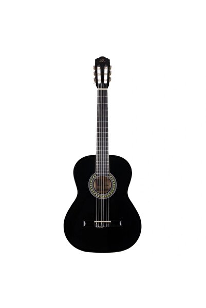 GMC MUSIC STORE Barcelona LC 3900 BK Siyah Klasik Gitar + Kılıf + Pena HEDİYELİ