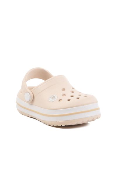 WALKWAY Twg 214 P Ecru Children's Sabo Slippers