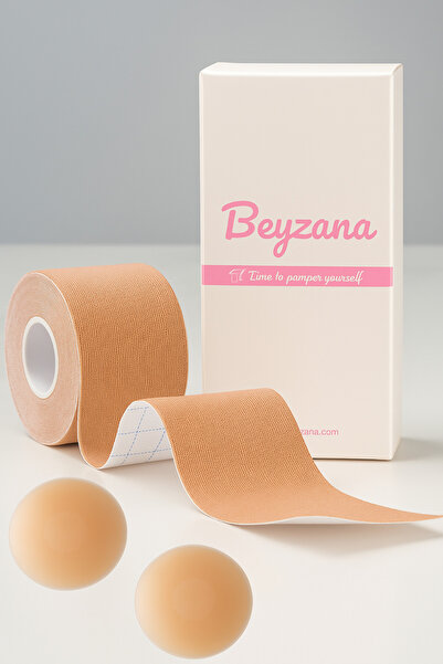 BEYZANA Kutulu 2’si 1 Arada 1 Çift Göğüs Ucu Kapatıcı Silikon ve Şekillendiri...