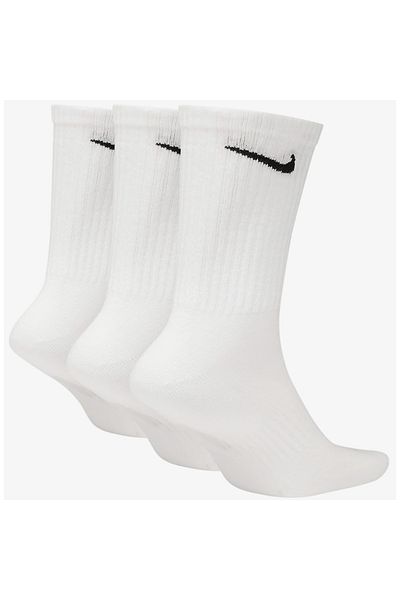 Nike SX7676-100 Unisex Daily Training Socks with DRI-FIT Technology