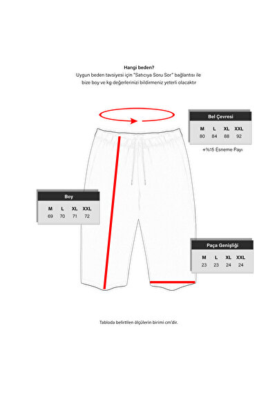 Cottonland Men's Jeronimo Elastic Waist Two Thread Cotton Capri Pants Black