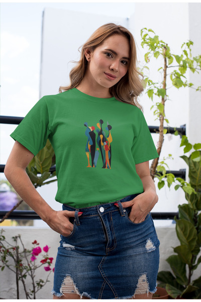 Butik Μπλουζάκι με μποέμ μοτίβο / Γυναικείο πολύχρωμο μπλουζάκι 100% βαμβάκι ...