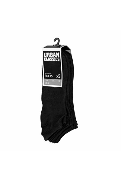 Urban Classics Set 5 pairs of socks, Urban Classics, Black Solid, 43-46 EU
