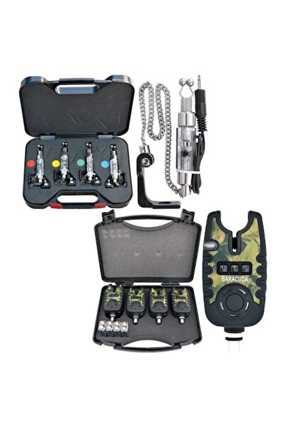 Baracuda Set 4 swingere cu iluminare + 4 avertizoare TLI21, valigeta transport