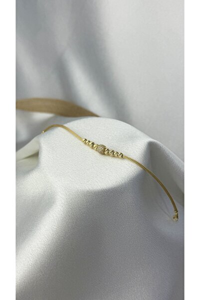 Yamaner Kuyumculuk Dorika Toplu Zirkon Taşlı Altın Bileklik