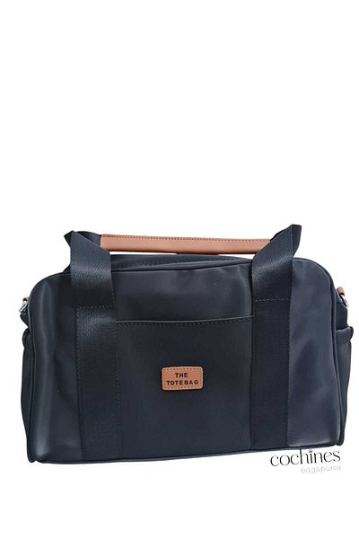 glowfit Portofel din țesătură Buzzy din satin moale, negru, de dimensiuni mari, pentru femei The Totebag Geantă de umăr și de braț