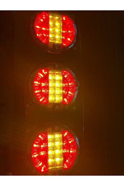 KIR OTOMOTİV 3 fonskyonlu trio stop lamba park fren sinyal 12.24 volt