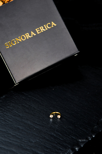 signoraerica İki Ucu Yuvarlak İçine Giren Taşlı Hem Tragus Hem Kıkırdak Piercing