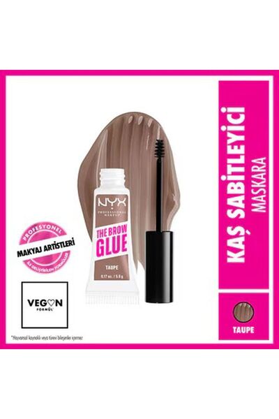 NYX The Brow Glue Instant Brow Styler Eyebrow Fixing Mascara Taupe