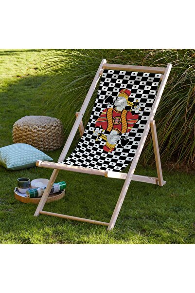 Orlenda Pufaloji Poker King Katlanabilir Şezlong