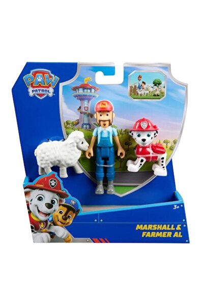 PATRULA CATELUSILOR Set 3 Figurine Patrula Catelusilor, Marshall si Fermierul...