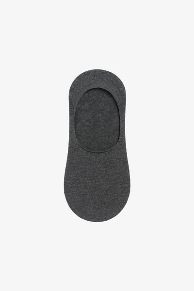 ablukaonline Men's Cotton Invisible Ballerina Socks Anthracite
