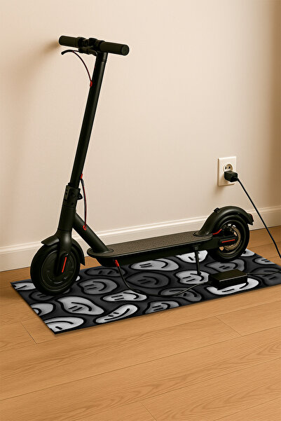 Vevora Designs Elektrikli Scooter Aksesuarı Scooter Altı Matı Zemin Koruma Pa...