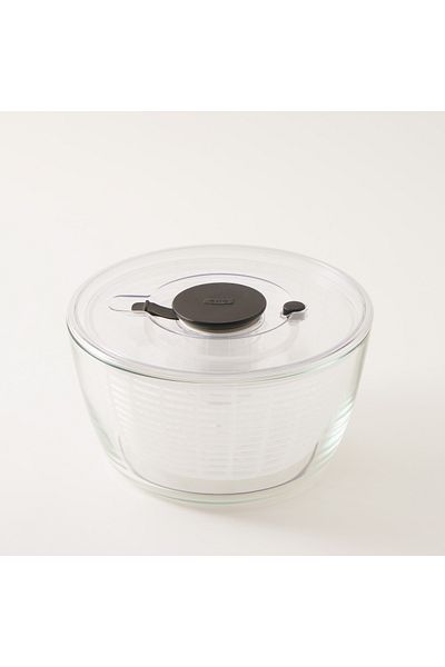 Oxo plastic salad spinner 2.86L, 8"* 8"* 7"