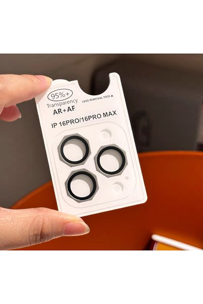 EDELFU Camera Protector 8Gen Design Sapphire Lens with Mounting Apparatus for iPhone 16 Pro Max and 16 Pro