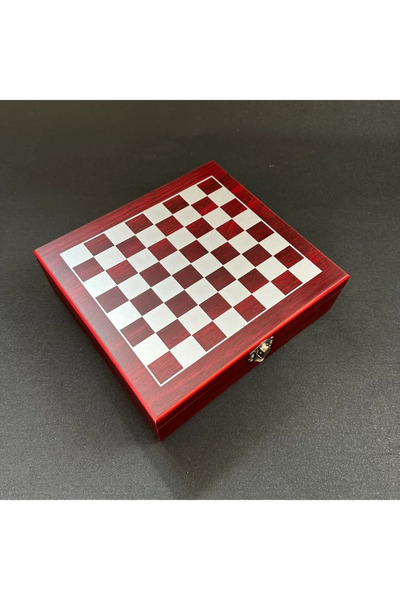 Kuzey Tacı Premium Chess & Flask Combination Set Vip
