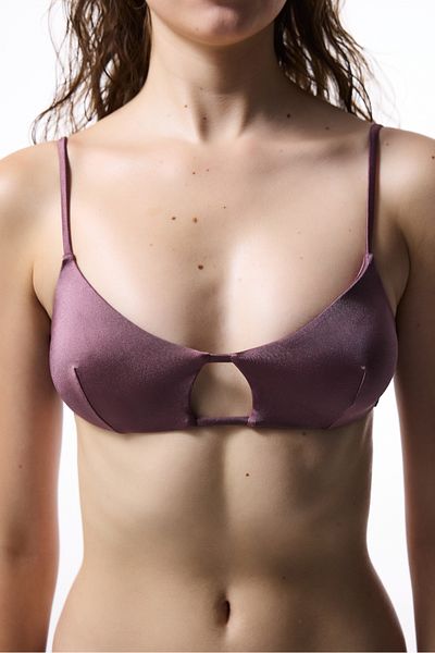 Penti Invidia Minimal Cut Dusty Rose μπικίνι μπλουζάκι