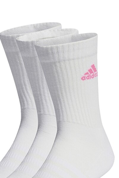 Adidas Sportswear Set of long unisex socks with ribbing - 3 pairs, Off-White, Size 37-39