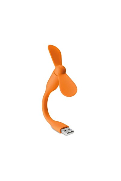 Dali Mini Portable Fan for Laptop, USB A Connector, 5V, 2W, Silicon, Orange