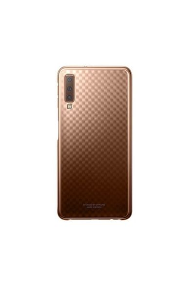 Samsung Protective Case Compatible with Galaxy A7 2018, Gradation Cover, TPU, Gold