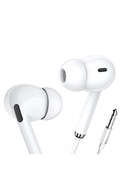 Dali Căști audio cu fir, intraauriculare, buton de control al volumului și apelurilor, conector jack 3,5 mm, YH33, alb