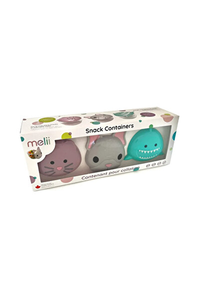 Melii ΣΕΤ 3 ΔΟΧΕΙΩΝ ΓΙΑ ΠΑΙΔΙΚΗ ΤΡΟΦΗ, ΜΠΟΥΛΝΤΟΓΚ, ΚΑΡΧΑΡΙΑΣ, ΚΟΥΤΙ ΓΙΑ ΓΑΤΕΣ