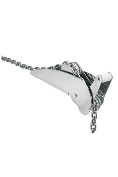 OSCULATI Heavy Articulated Polished Stainless Steel Roller 30 kg 695 mm,