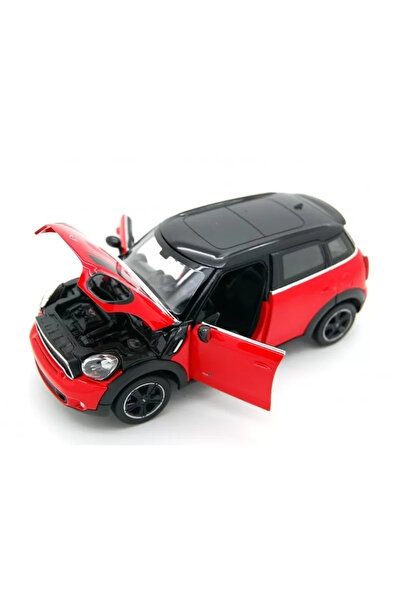 Rastar Κόκκινο μεταλλικό αυτοκίνητο Mini Cooper σε κλίμακα 1 έως 24