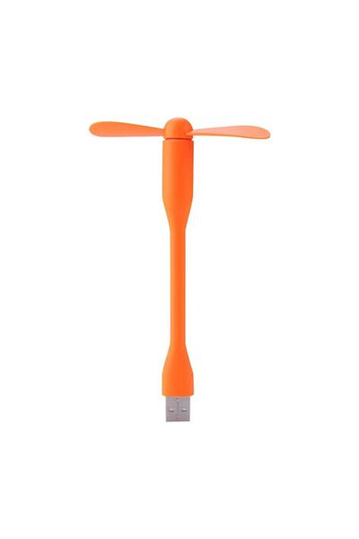 Dali Mini ventilator portabil pentru laptop, conector USB A, 5V, 2W, silicon, portocaliu