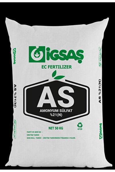 İGSAŞ AS %21N GÜBRE - ÇİM GÜBRESİ - AZOT KAYNAĞI - 0,5kg - 500gr