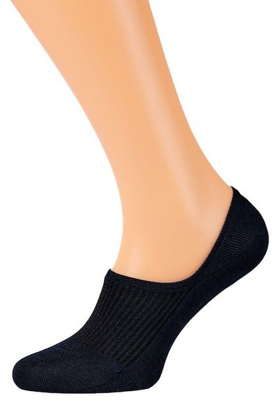 OEMS Textilia - Bamboo Fiber Socks (Non-slip Heel Grip), Black, EU Size 44-47