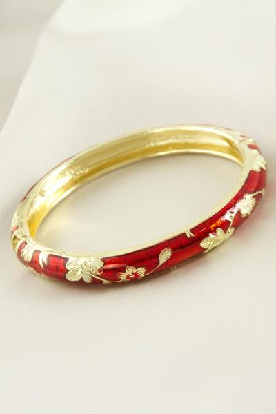 Silahlı Tower سوار مشبك مينا مطرز بالزهور