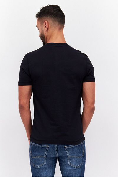 Levi's Men Crew Neck Short Sleeve Solid T-Shirts, Black