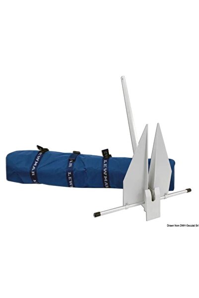 OSCULATI Lewmar LFX Anchor 2-10 Kg, 7 Kg, Anodized Aluminum, Corrosion Resistant