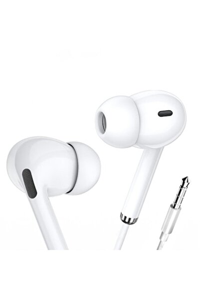 Dali Căști audio cu fir, intraauriculare, buton de control al volumului și apelurilor, conector jack 3,5 mm, YH33, alb