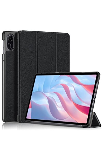 Dali Protective Case for Tablet Compatible with Honor Pad X9/X8 Pro, FoldPro, Stand Type, Faux Leather, B