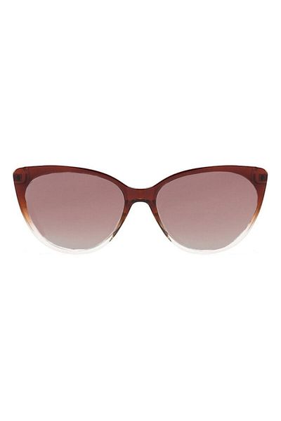 Dali Women's Cat-Eye Sunglasses with UV Filter, Brown Lens