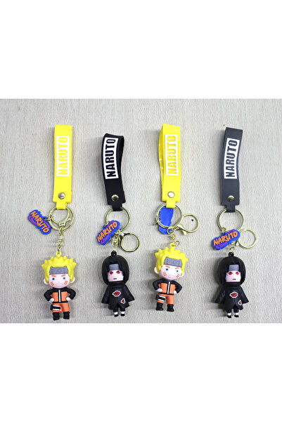 AYACO Naruto Silicone Keychain Anime Figure Children's Gift