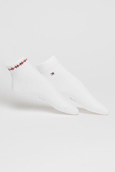 Tommy Hilfiger , Set of Ankle Socks - 2 Pairs, White, Size 43-46