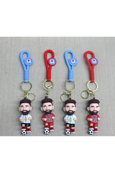 AYACO Messi Silicone Keychain Football Themed Children's Gift