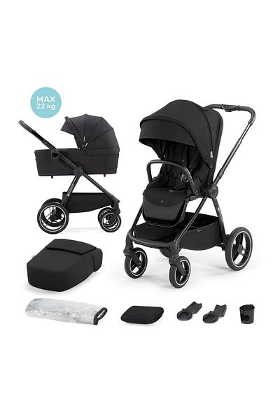 Kinderkraft Πολυλειτουργικό καρότσι Nea Night Black 2 σε 1