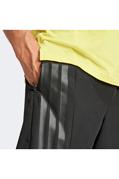 adidas Designed For Training 3 Stripes Erkek Siyah Antrenman Şortu
