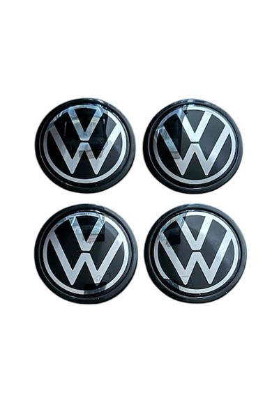 MAF Set 4 capace roti 61mm exterior, 56mm interior VW model nou compatibil/inlocuitor janta aliaj