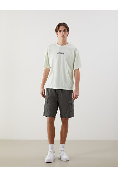 LC Waikiki Nevavm Comfortable Fit Men's Cargo Shorts with Difference