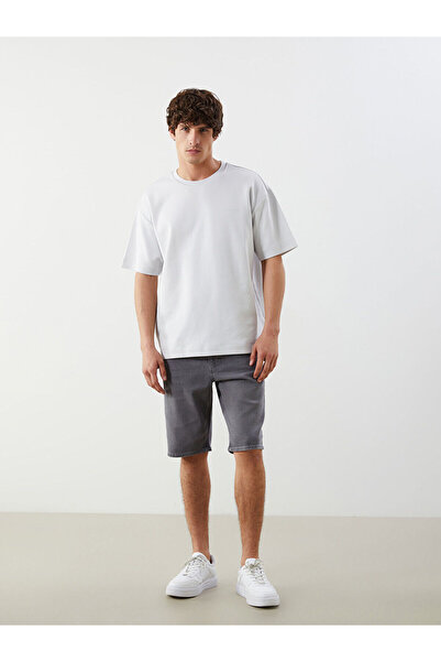 LC Waikiki Vizyon New Season Slim Fit Men's Jean Shorts